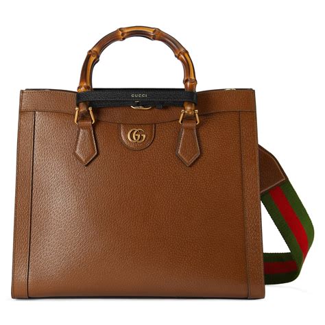 gucci leather tote bag|Gucci tote bag with zipper.